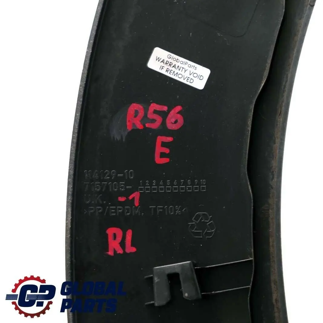  Radlaufverkleidung Verbreiterung Mini Cooper One R56 R57 R58 Hinten Links - SKU 7157105-1 - Teilenummer 7157105