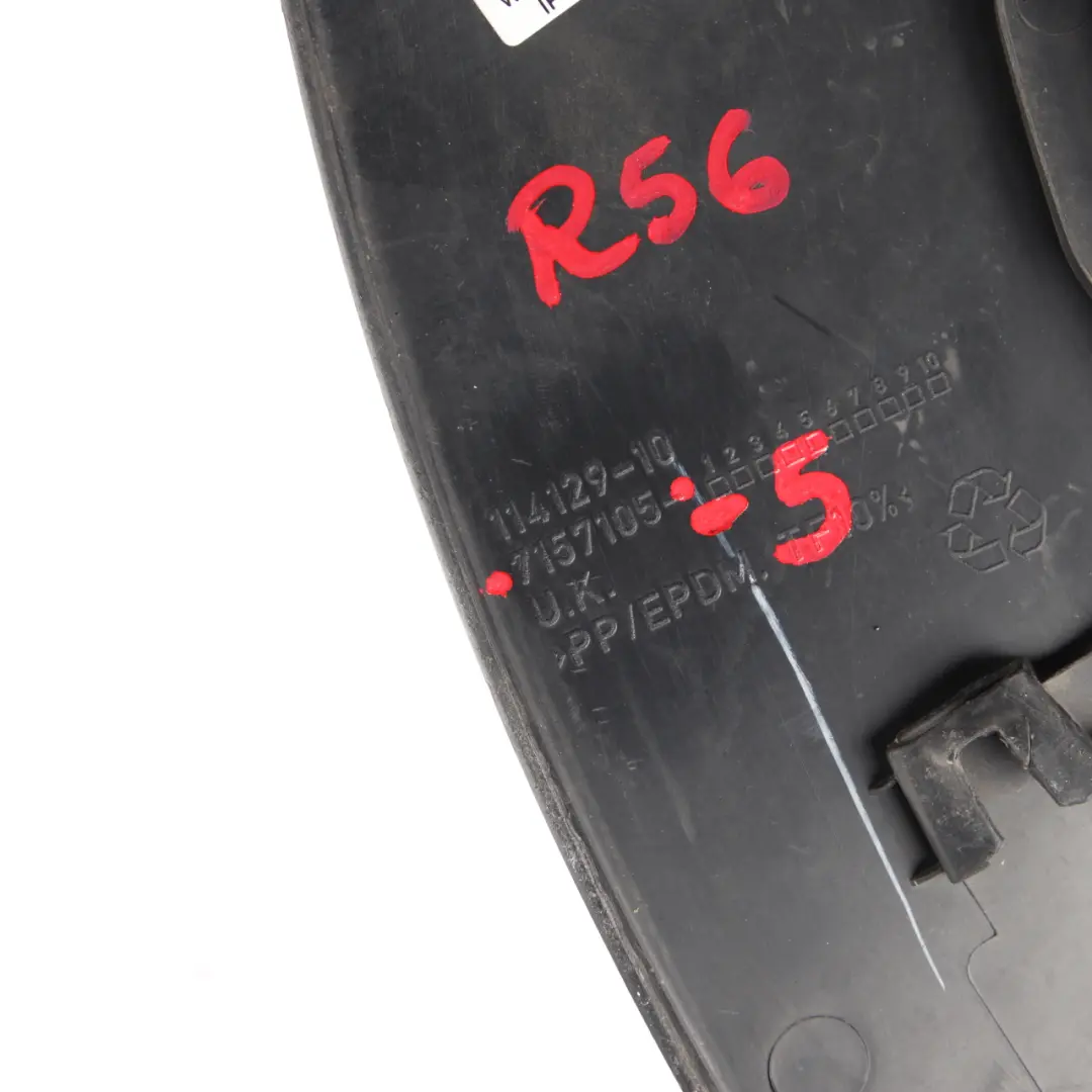 Arch Mini R56 R57 R58 Rear Left N/S Trim Extension Flare to Wheel with Part number 7157105 Wheel Arch Mini R56 R57 R58 Rear Left N/S Trim Extension Flare - SKU 7157105-5 - Part number 7157105