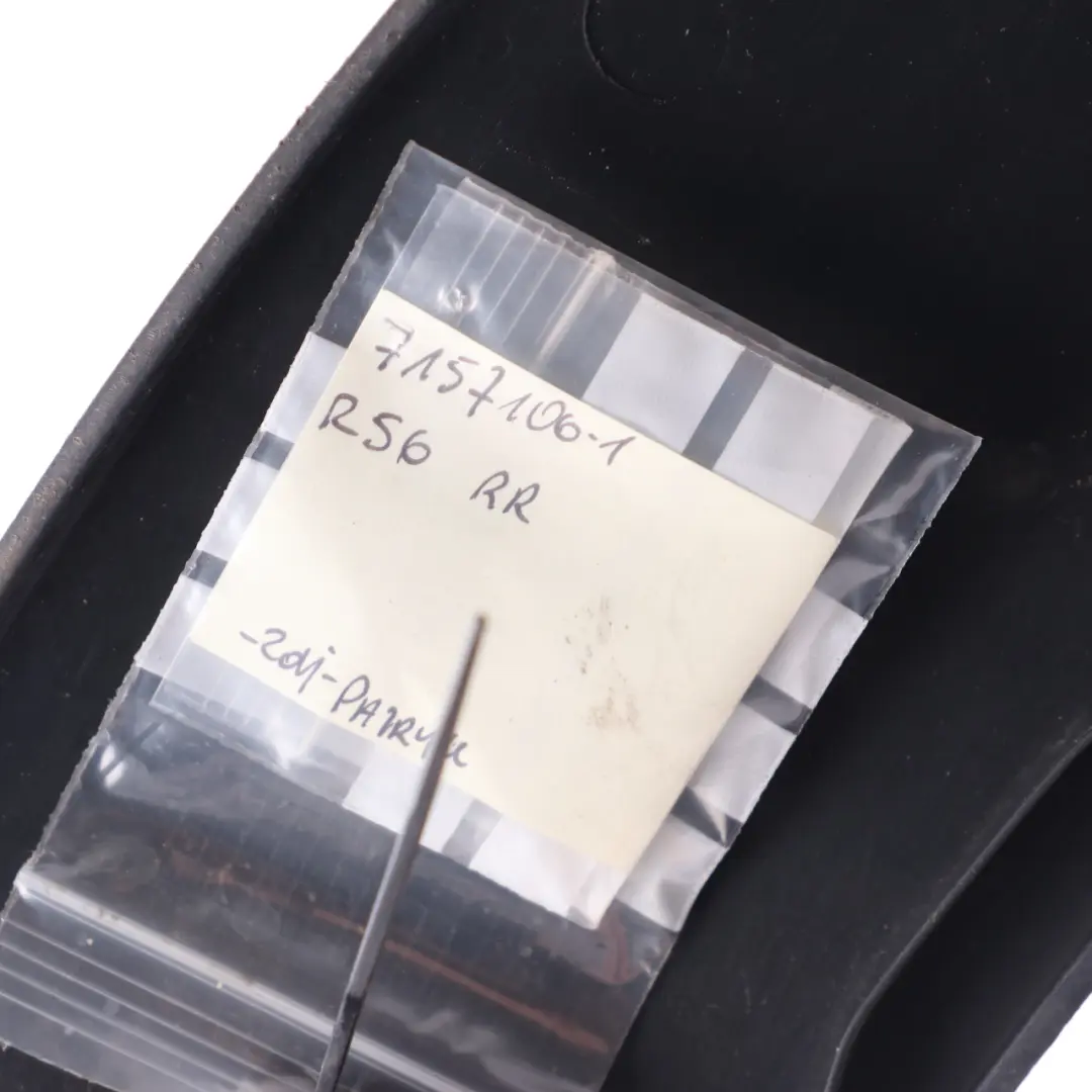 Verbreiterung Seitenwand Hinten Rechts für Mini Cooper R56 R57 R58 mit Teilenummer 7157106 Mini Cooper R56 R57 R58 Verbreiterung Seitenwand Hinten Rechts - SKU 7157106-1 - Teilenummer 7157106