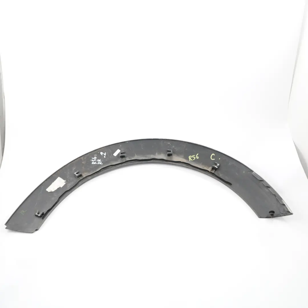 Right O/S Wheel Arch Trim Extension Flare to Mini R56 R57 R58 Rear with Part number 7157106 Mini R56 R57 R58 Rear Right O/S Wheel Arch Trim Extension Flare - SKU 7157106-2 - Part number 7157106