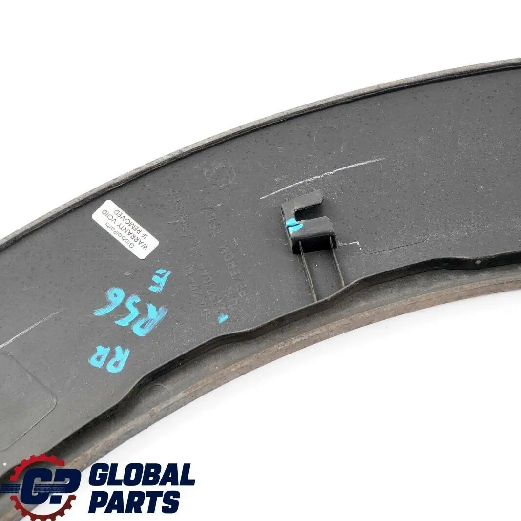 Trasera Derecha O / Rueda Arco Trim Extension Bengala para Mini One R56 R57 R58 con número de pieza 7157106 Mini One R56 R57 R58 Trasera Derecha O / Rueda Arco Trim Extension Bengala - SKU 7157106 - Número de pieza 7157106