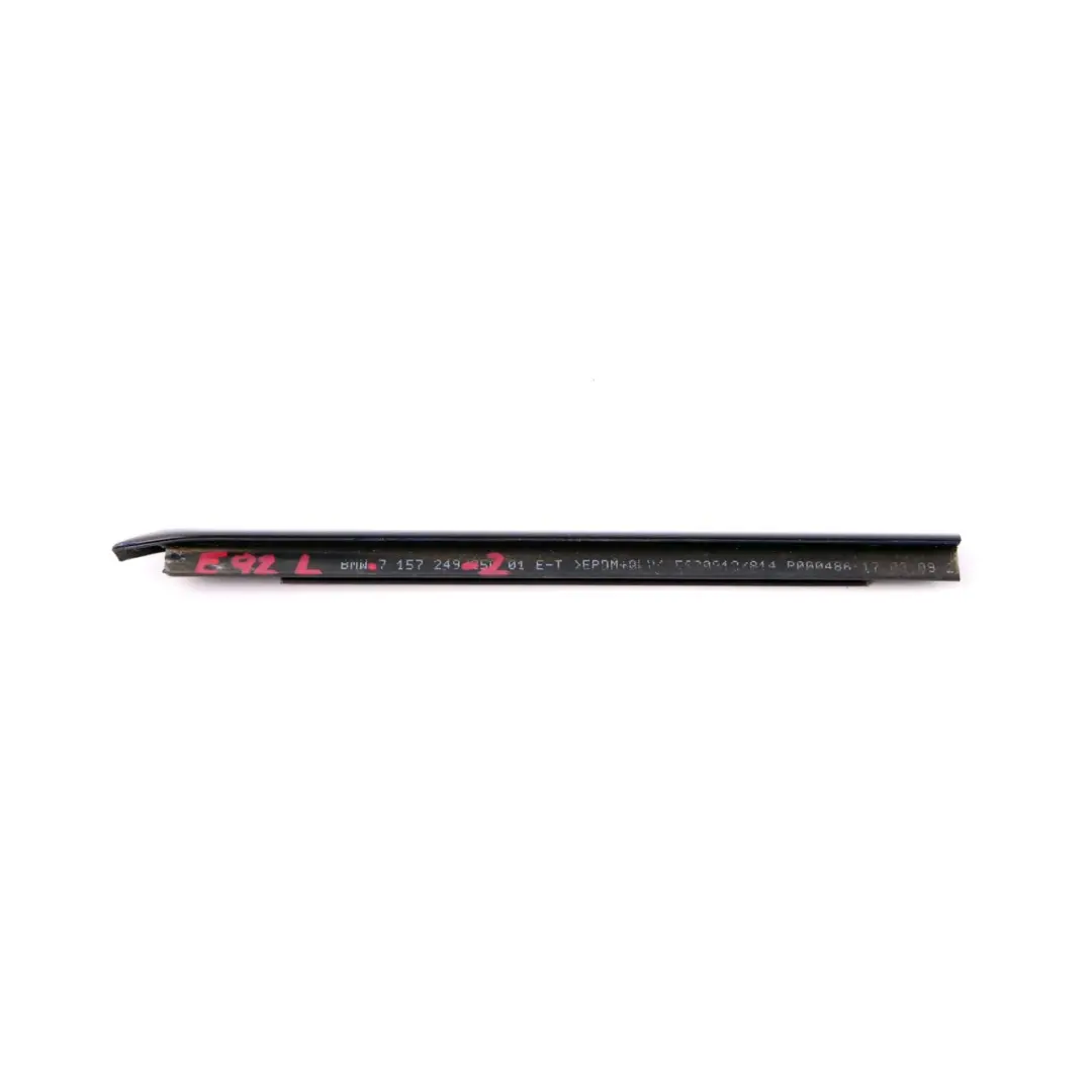BMW E92 E93 LCI Joint d'etancheite exterieur porte avant gauche brillant - SKU 7157249-2 - Numéro de pièce 7157249