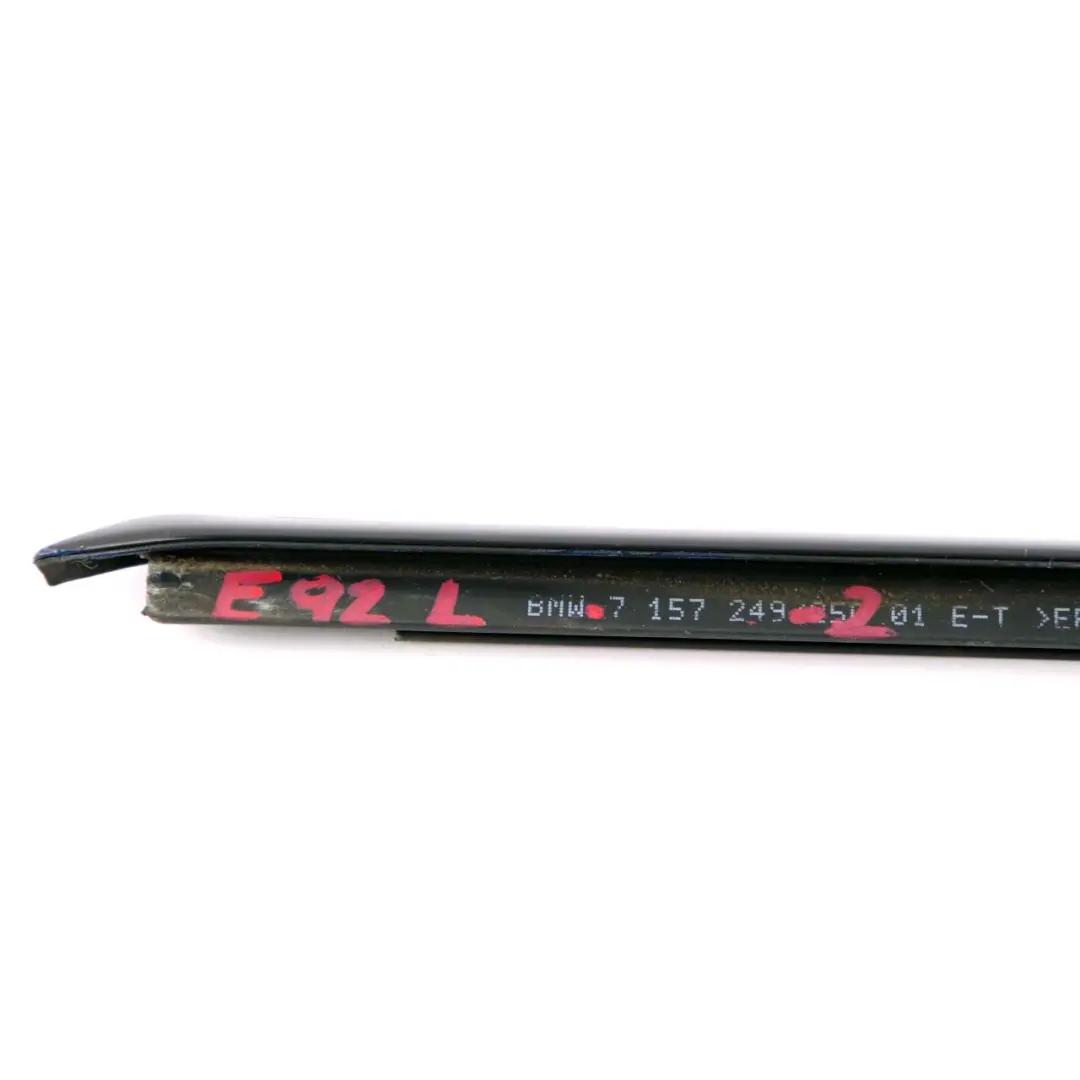 BMW E92 E93 LCI Joint d'etancheite exterieur porte avant gauche brillant - SKU 7157249-2 - Numéro de pièce 7157249