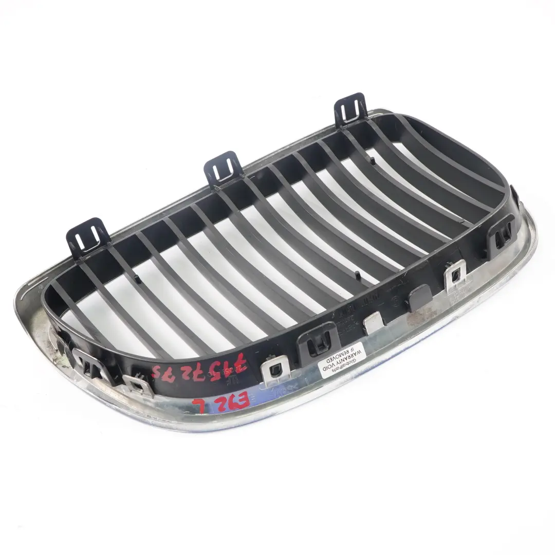  Front Grille BMW E92 E93 Chrome Bumper Frame Trim Panel Left N/S - SKU 7157275 - Part number 7157275