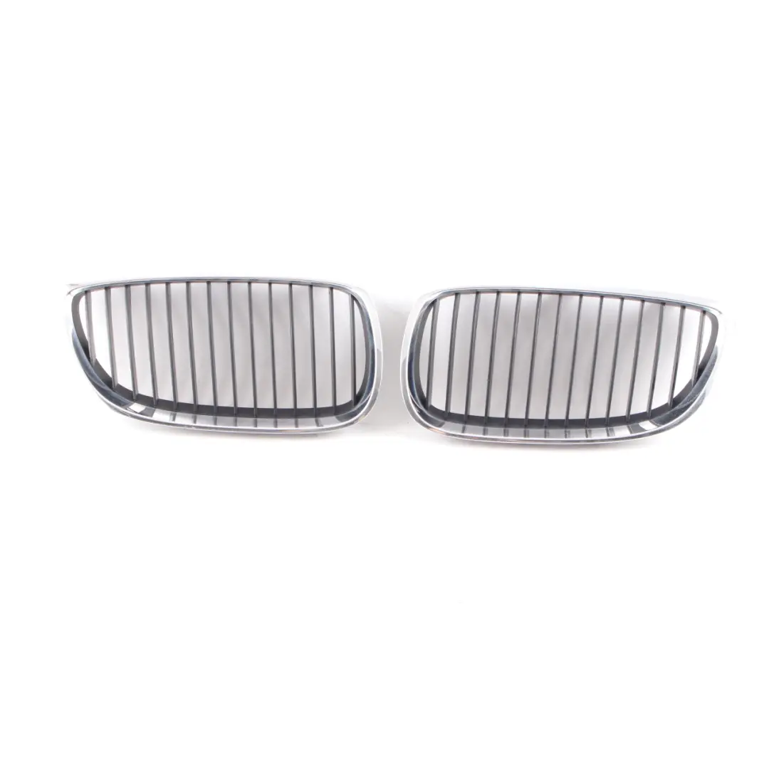 Front Grille BMW E92 E93 Kidney Bumper Cover Left Right N/O/S Chrome Set to with Part number 7157276 Front Grille BMW E92 E93 Kidney Bumper Cover Left Right N/O/S Chrome Set - SKU 7157276-3 - Part number 7157276