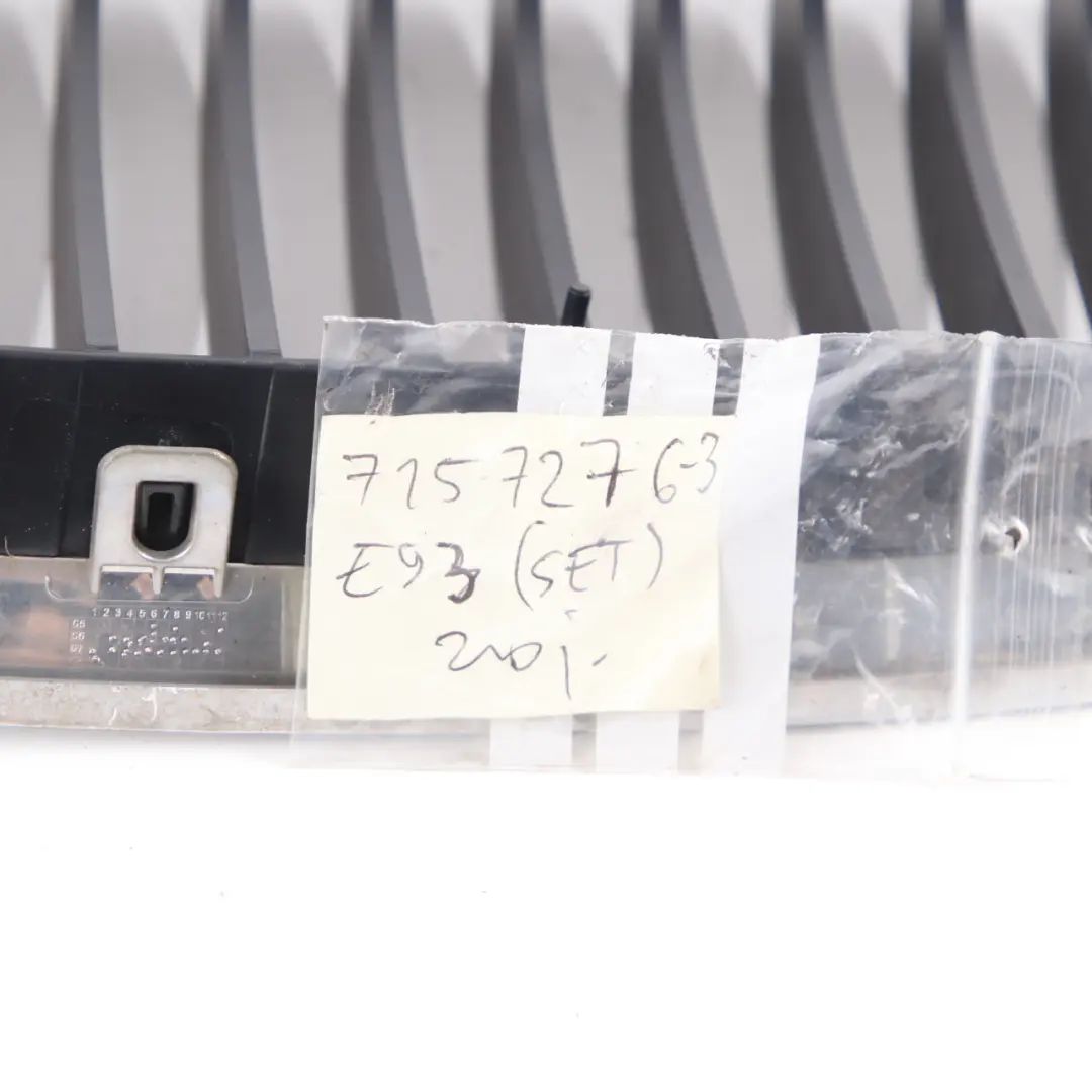  Front Grille BMW E92 E93 Kidney Bumper Cover Left Right N/O/S Chrome Set - SKU 7157276-3 - Part number 7157276