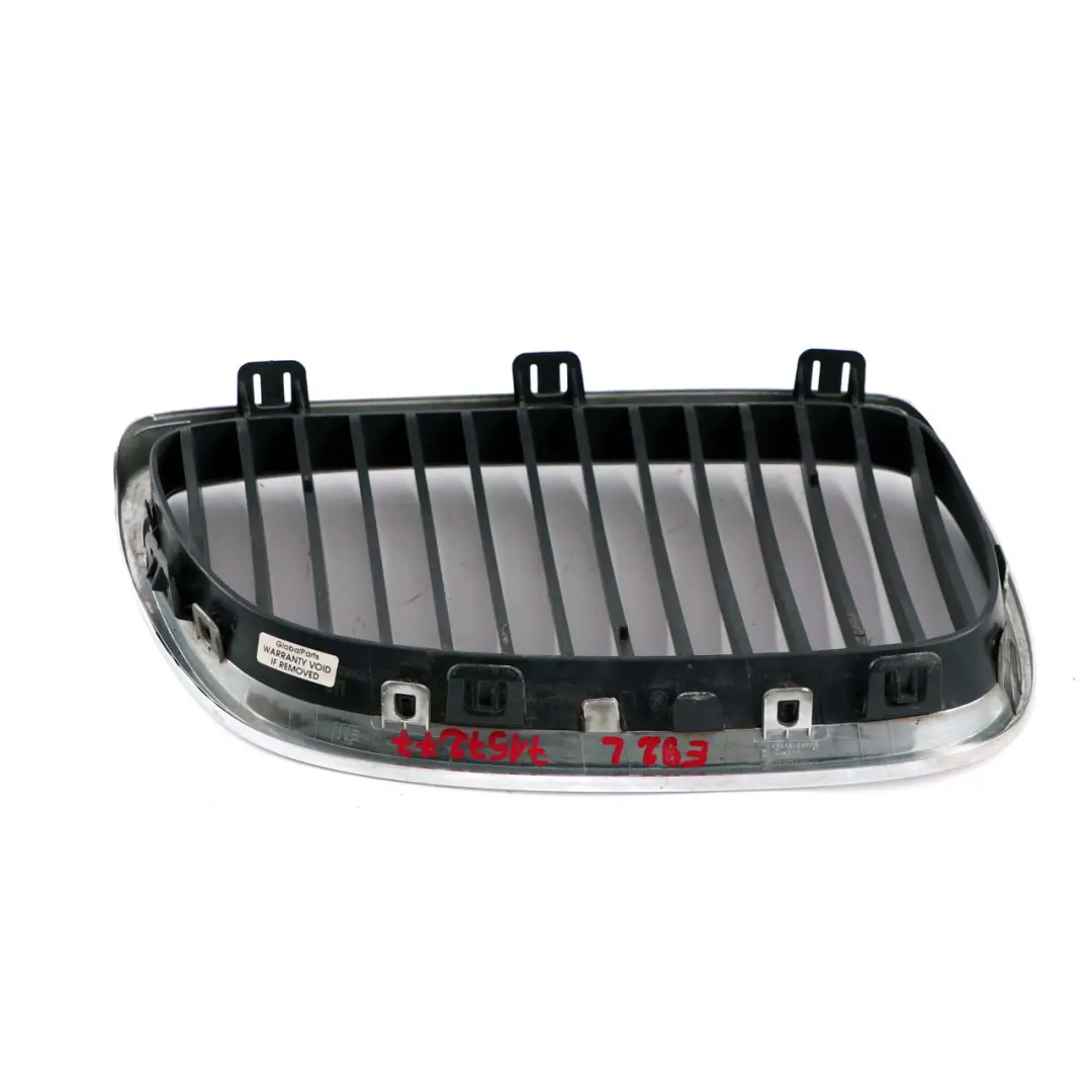 Atrapa Kratka Chłodnicy Lewa Nerka Grill Chromowany do BMW E90 M3 E92 E93 o numerze 7157277 BMW E90 M3 E92 E93 Atrapa Kratka Chłodnicy Lewa Nerka Grill Chromowany - SKU 7157277 - Numer Części 7157277