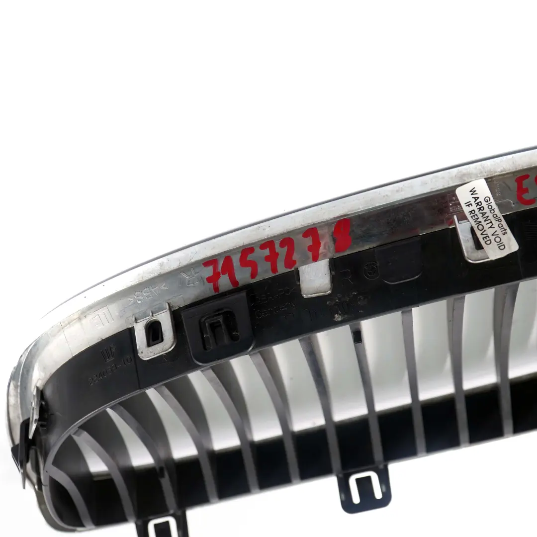 BMW E90 E92 E93 Griglia Paraurti Anteriore Cornice Cromata Destra 2712204 - SKU 7157278 - Numero di parte 7157278