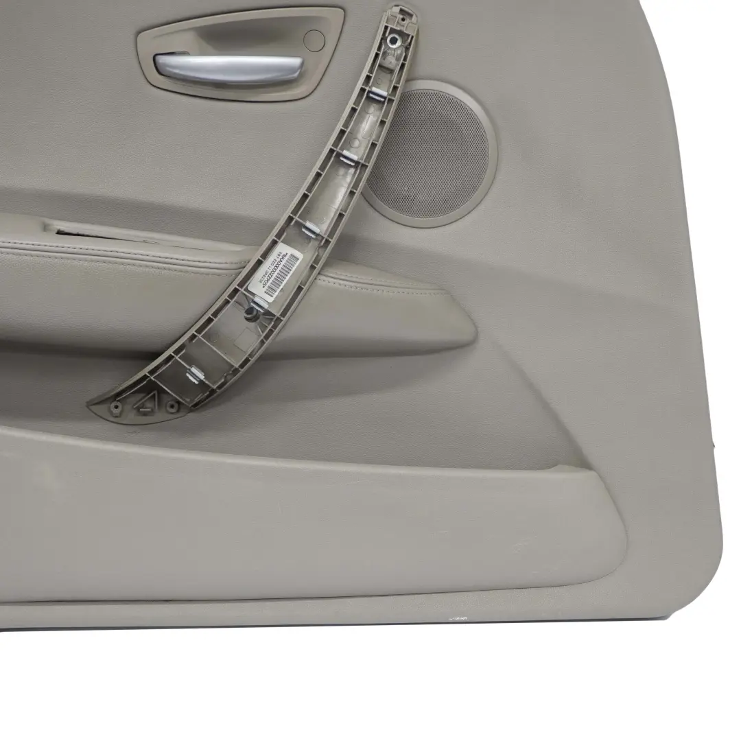 BMW 1 Series E87 Front Left N/S Door Card Lining Panel Beige Leather - SKU 7157427 - Part number 7157427