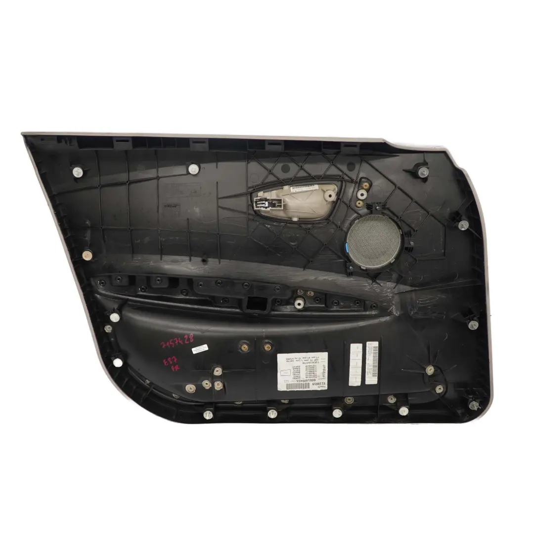 Front Right O/S Door Card Lining Panel Beige Leather to BMW 1 Series E87 with Part number 7157428 BMW 1 Series E87 Front Right O/S Door Card Lining Panel Beige Leather - SKU 7157428 - Part number 7157428