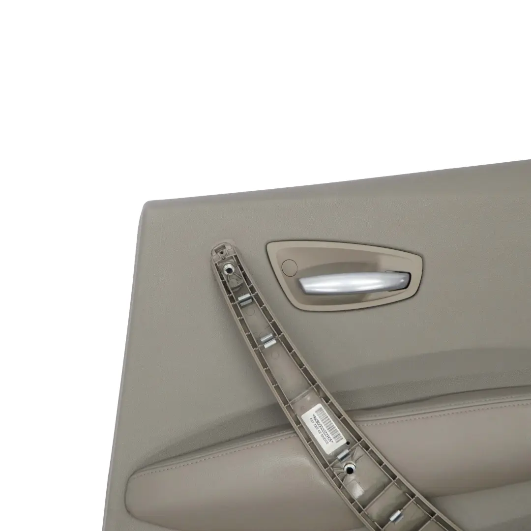BMW E87 LCI Trasera Derecha O / S Tarjeta De Puerta Forro Panel Cuero Beige - SKU 7157432 - Número de pieza 7157432