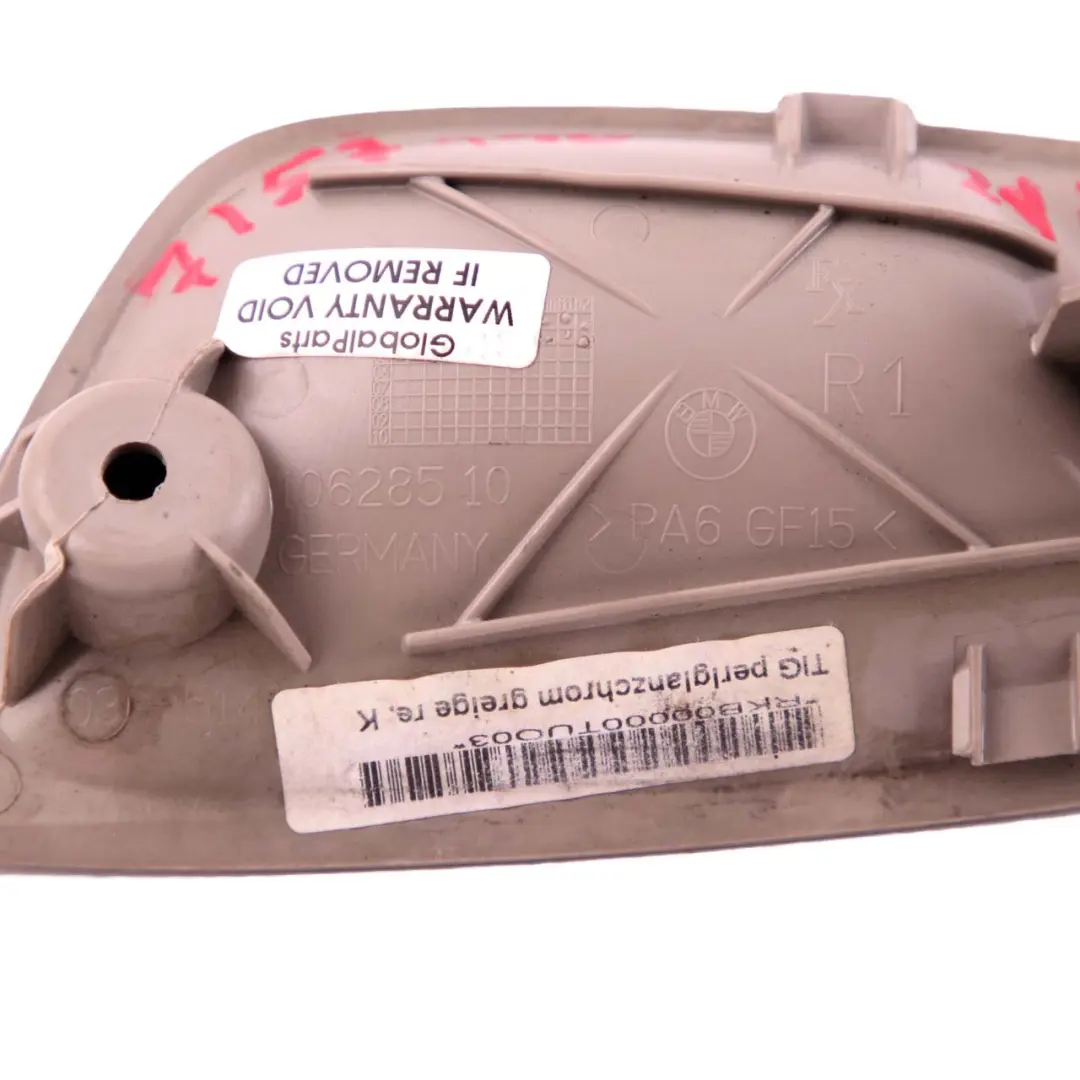 Door Handle Trim Inside Cover Right O/S Front Rear Beige 7147164 to BMW E87 with Part number 7157440 BMW E87 Door Handle Trim Inside Cover Right O/S Front Rear Beige 7147164 - SKU 7157440 - Part number 7157440