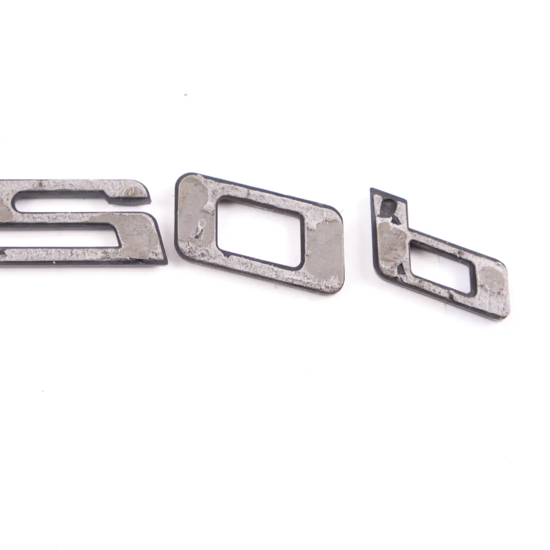 BMW E90 Rear Boot Trunk Lid Adhered Emblem Badge 320d Lettering Black - SKU 7157558-1 - Part number 7157558
