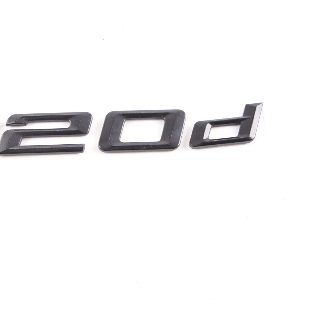 BMW E90 Emblemat Napis Znaczek Tył 320d Czarny - SKU 7157558-1 - Numer Części 7157558