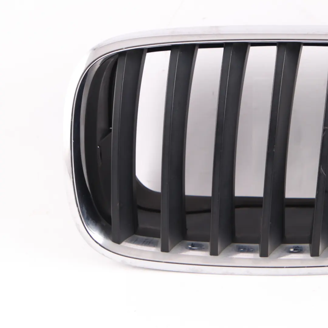 Front Left Grille N/S Trim Panel Cover Bumper Kidney Chrome to BMW X5 E70 with Part number 7157687 BMW X5 E70 Front Left Grille N/S Trim Panel Cover Bumper Kidney Chrome - SKU 7157687-1 - Part number 7157687