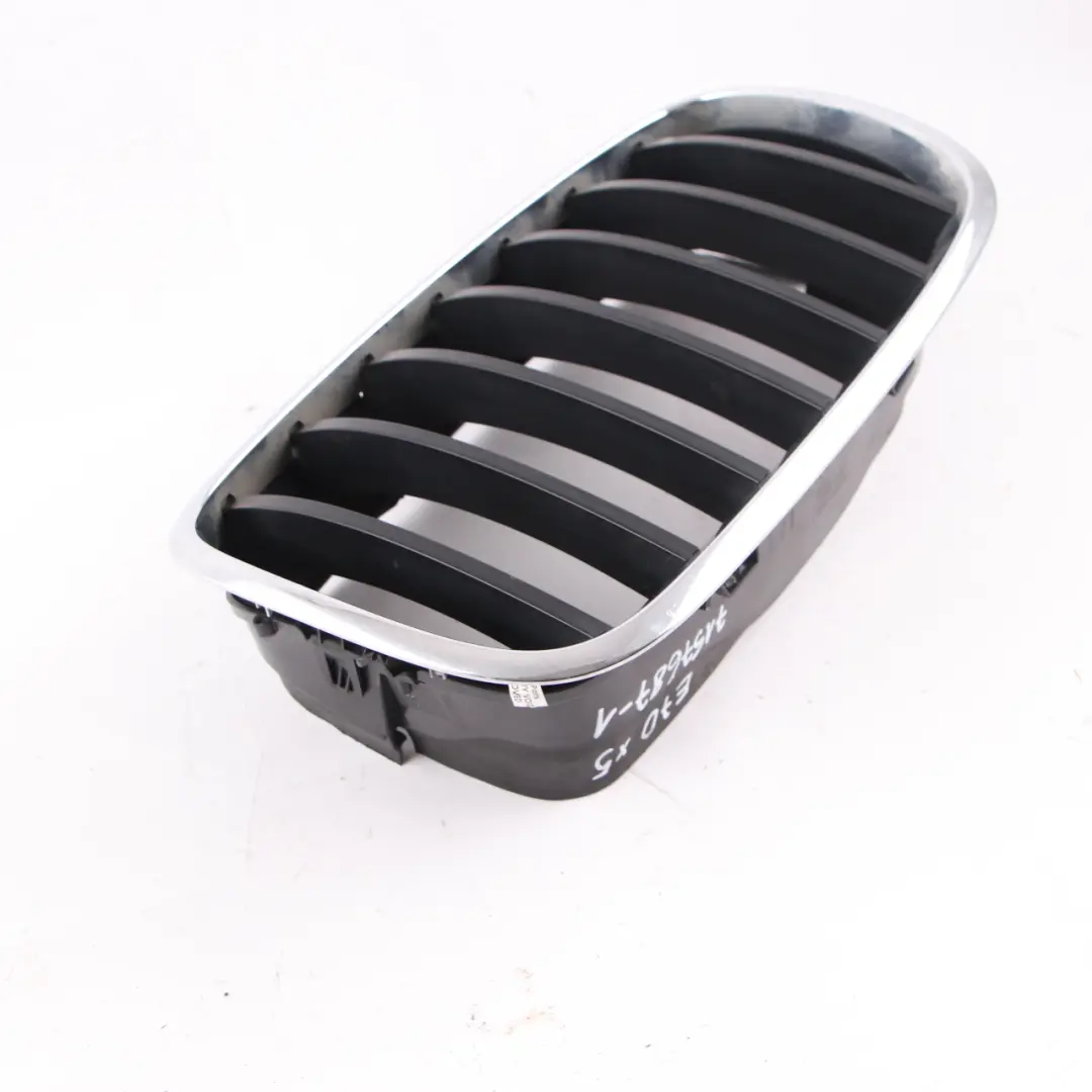 Front Left Grille N/S Trim Panel Cover Bumper Kidney Chrome to BMW X5 E70 with Part number 7157687 BMW X5 E70 Front Left Grille N/S Trim Panel Cover Bumper Kidney Chrome - SKU 7157687-1 - Part number 7157687