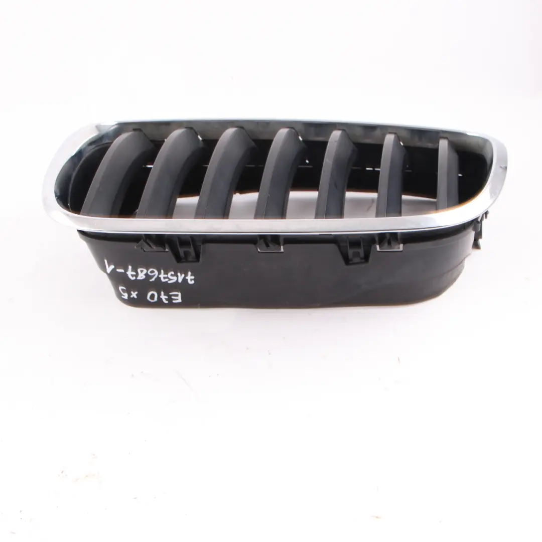 BMW X5 E70 Front Left Grille N/S Trim Panel Cover Bumper Kidney Chrome - SKU 7157687-1 - Part number 7157687