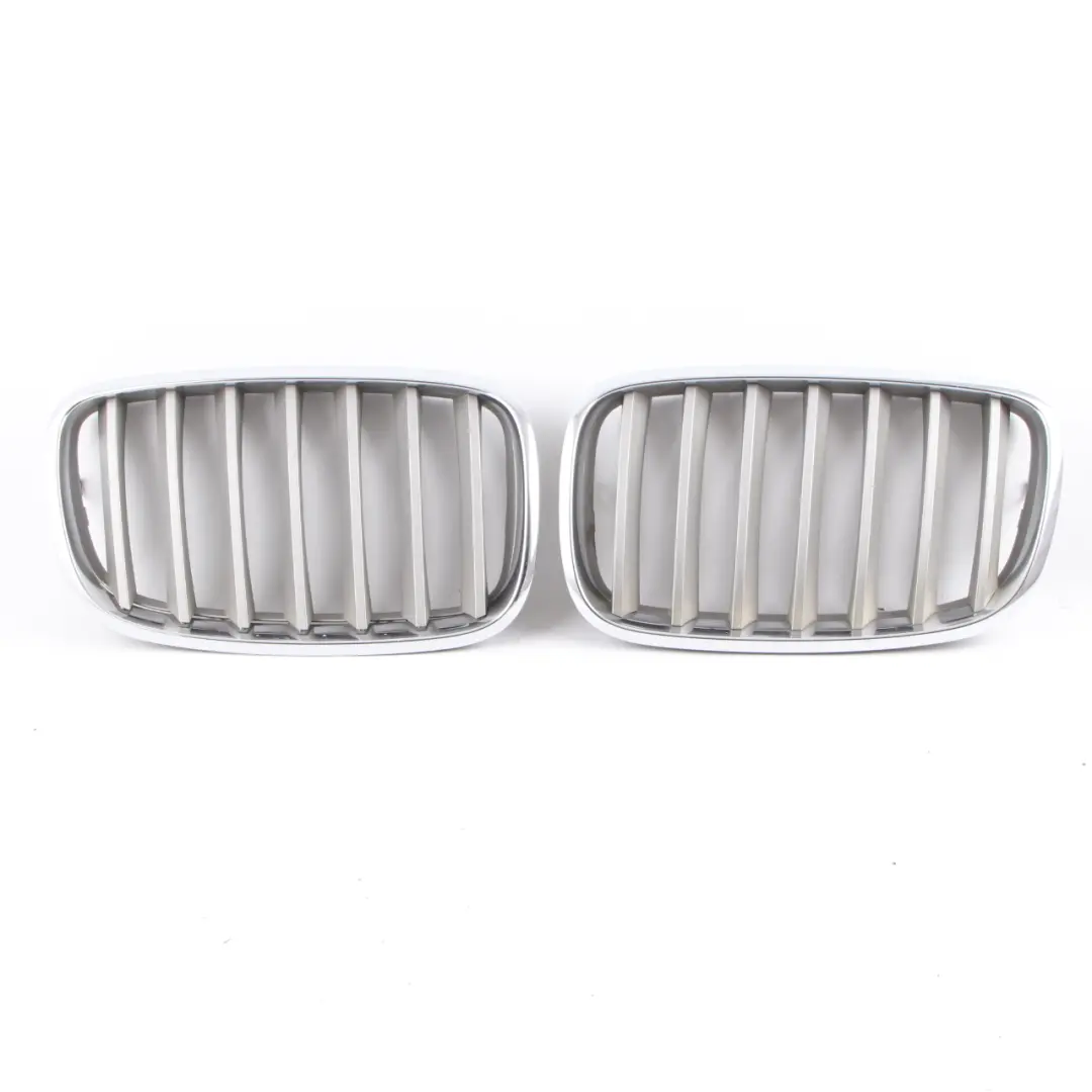 Grille Front Left Right N/O/S Trim Panel Cover Bumper Kidney Set to BMW X5 E70 with Part number 7157687 BMW X5 E70 Grille Front Left Right N/O/S Trim Panel Cover Bumper Kidney Set - SKU 7157687 / 7157688 - Part number 7157687