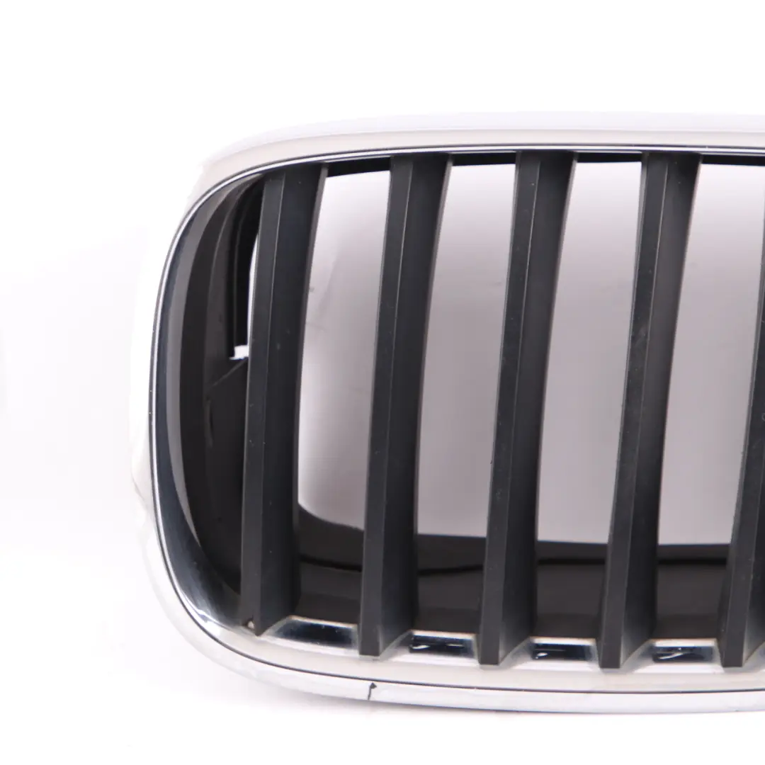 Front Left Grille N/S Trim Panel Cover Bumper Kidney Chrome to BMW X5 E70 with Part number 7157687 BMW X5 E70 Front Left Grille N/S Trim Panel Cover Bumper Kidney Chrome - SKU 7157687 - Part number 7157687
