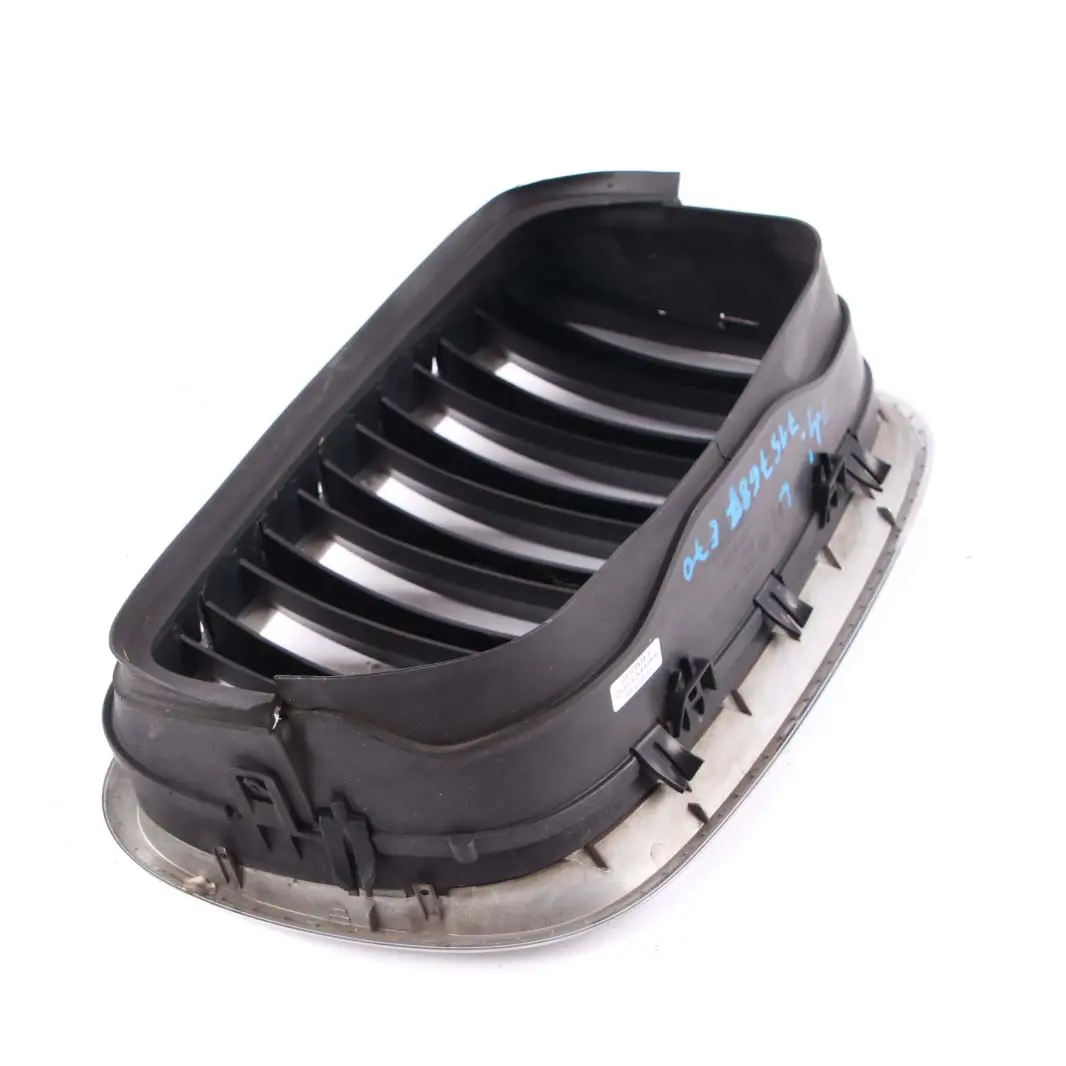 Front Left Grille N/S Trim Panel Cover Bumper Kidney Chrome to BMW X5 E70 with Part number 7157687 BMW X5 E70 Front Left Grille N/S Trim Panel Cover Bumper Kidney Chrome - SKU 7157687 - Part number 7157687