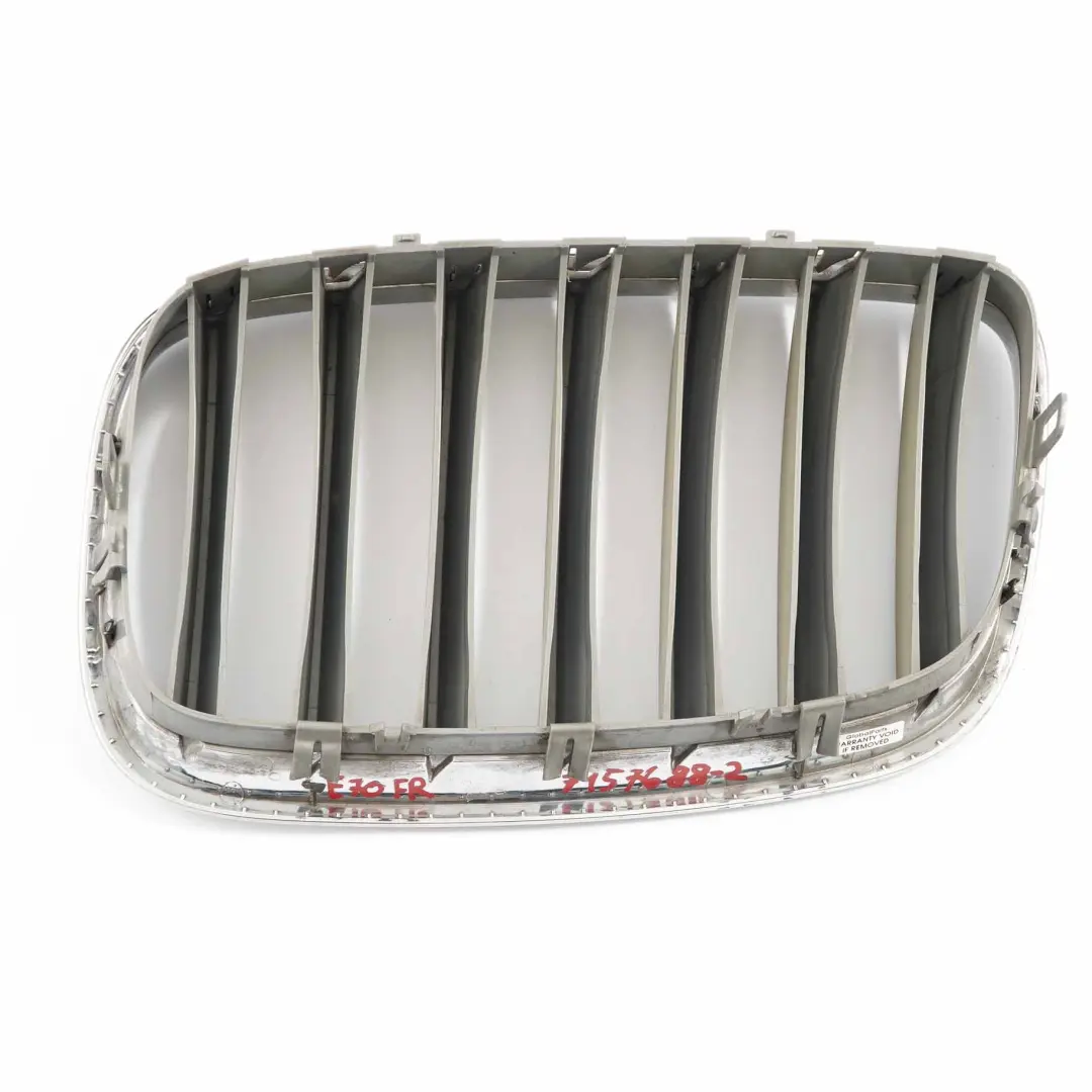 BMW X5 E70 Griglia Anteriore Destra Trim Panel Cover Kidney Chrome - SKU 7157688-2 - Numero di parte 7157688