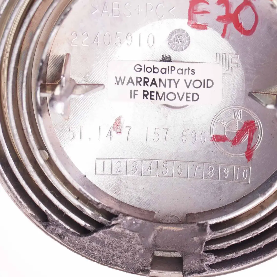 BMW X5 E70 Rear Boot Trunk Emblem Badge Logo Plaque - SKU 7157696-1 - Part number 7157696