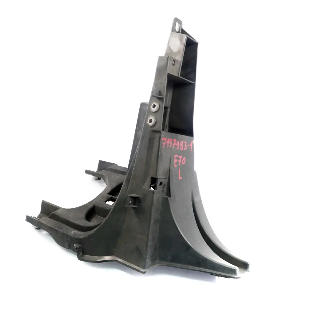 BMW E70 Parachoques delantero izquierdo Guardabarros Soporte Inferior - SKU 7157983-1 - Número de pieza 7157983