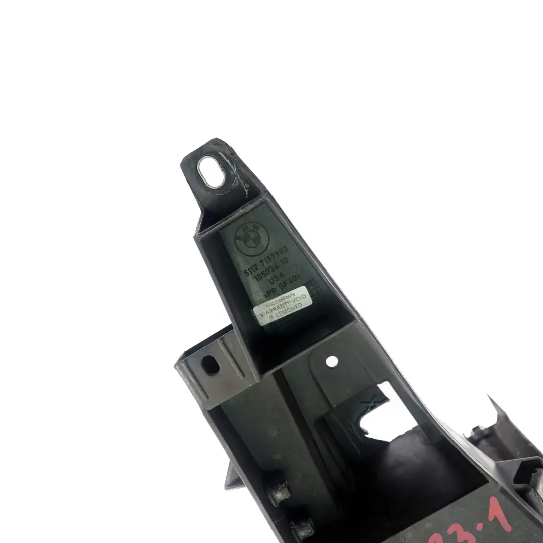 Parachoques delantero izquierdo Guardabarros Soporte Inferior para BMW E70 con número de pieza 7157983 BMW E70 Parachoques delantero izquierdo Guardabarros Soporte Inferior - SKU 7157983-1 - Número de pieza 7157983