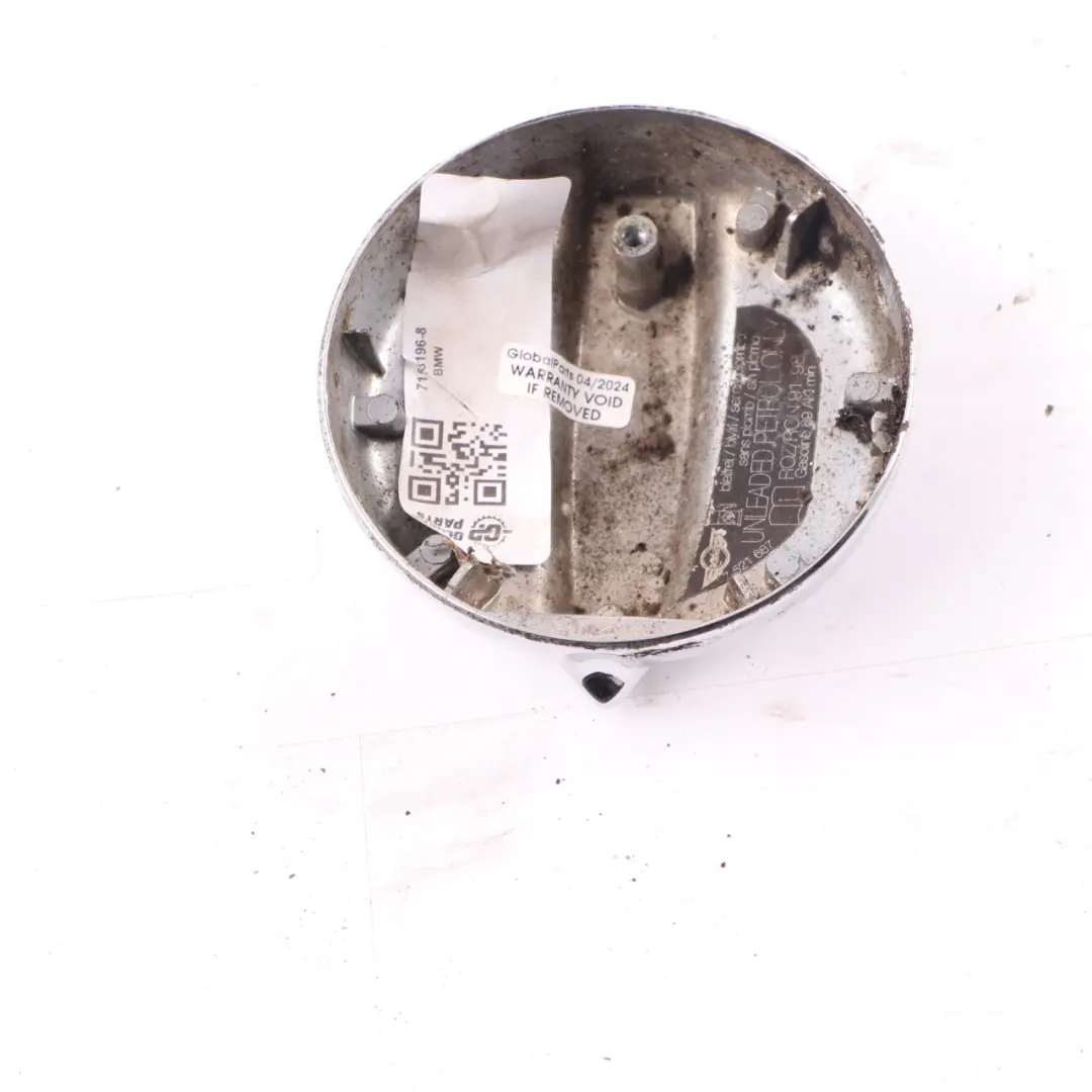 Hinge Fuel Petrol Gas Cap Cover Chrome to Mini Cooper R50 R53 with Part number 7158196 Mini Cooper R50 R53 Hinge Fuel Petrol Gas Cap Cover Chrome - SKU 7158196-8 - Part number 7158196