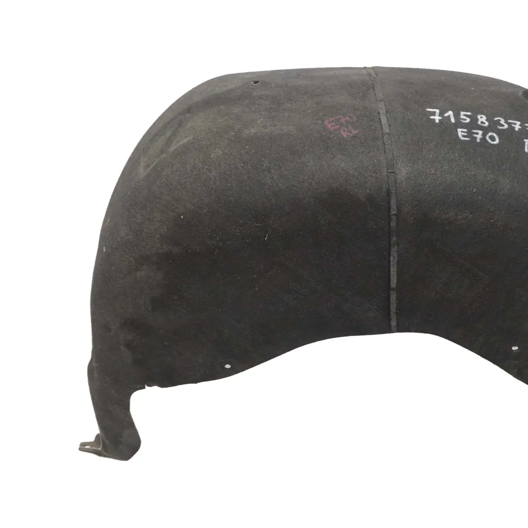 Tapa Guardabarros Trasero Izquierdo para BMW X5 E70 con número de pieza 7158377 BMW X5 E70 Tapa Guardabarros Trasero Izquierdo - SKU 7158377-1 - Número de pieza 7158377