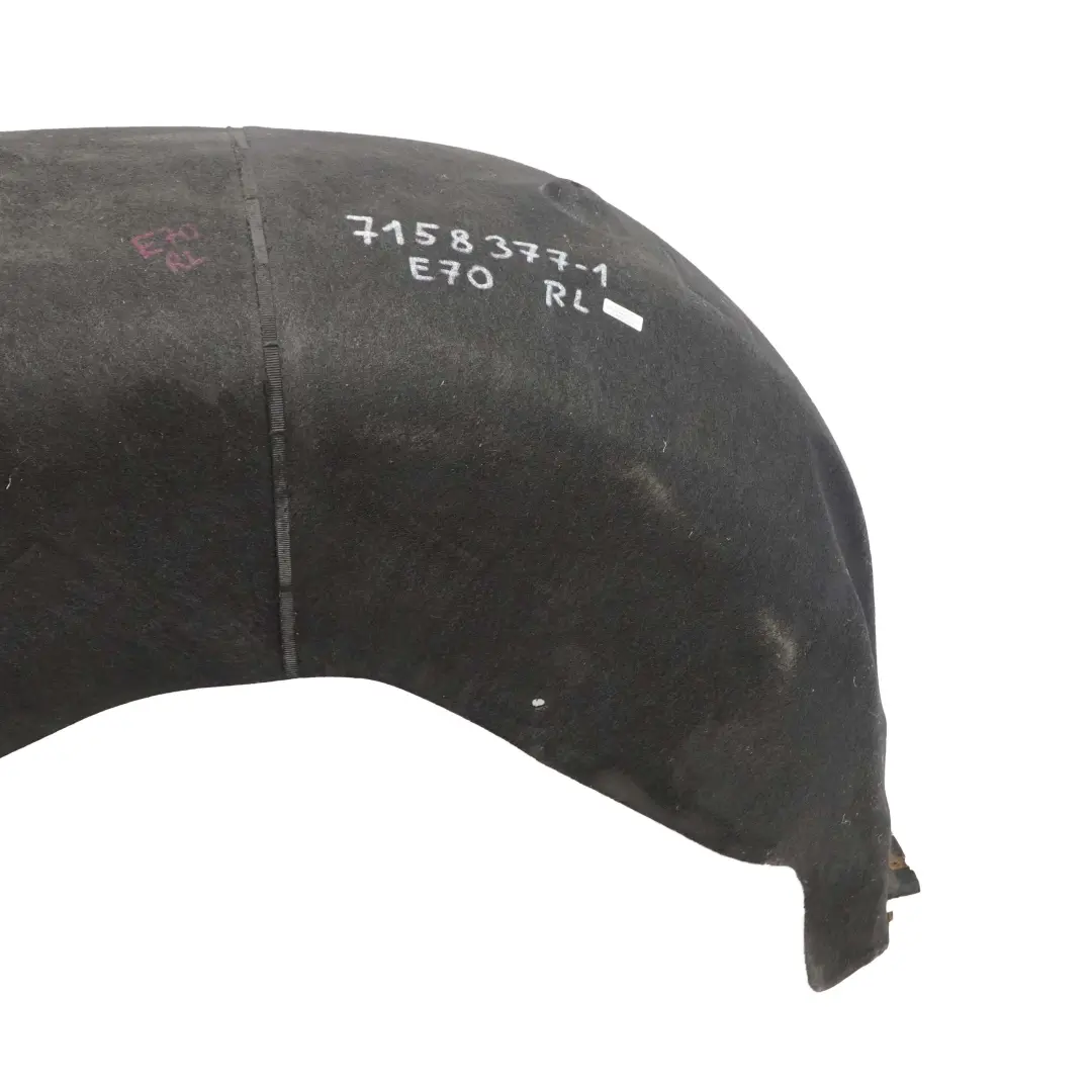 Tapa Guardabarros Trasero Izquierdo para BMW X5 E70 con número de pieza 7158377 BMW X5 E70 Tapa Guardabarros Trasero Izquierdo - SKU 7158377-1 - Número de pieza 7158377