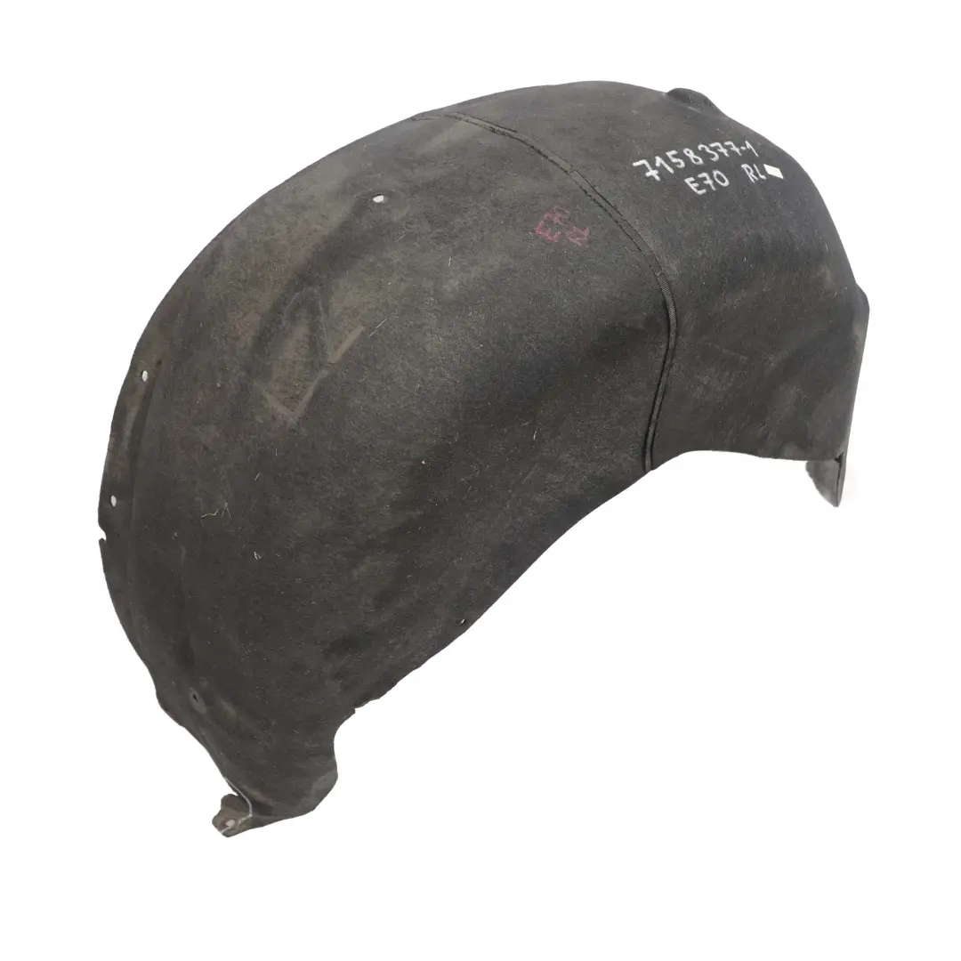 Tapa Guardabarros Trasero Izquierdo para BMW X5 E70 con número de pieza 7158377 BMW X5 E70 Tapa Guardabarros Trasero Izquierdo - SKU 7158377-1 - Número de pieza 7158377