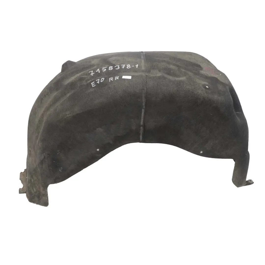BMW X5 E70 Rear Right O/S Wheel Arch Housing Cover Splash Guard - SKU 7158378-1 - Part number 7158378