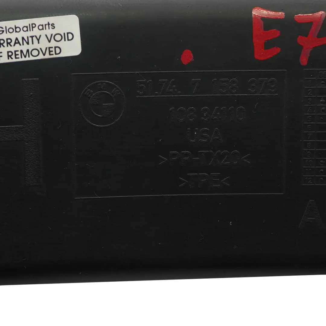 Guidage De L'Air Frein Avant Gauche Roue Refroidissement Canal pour BMW X5 E70 à propos du numéro de pièce 7158379 BMW X5 E70 Guidage De L'Air Frein Avant Gauche Roue Refroidissement Canal - SKU 7158379 - Numéro de pièce 7158379