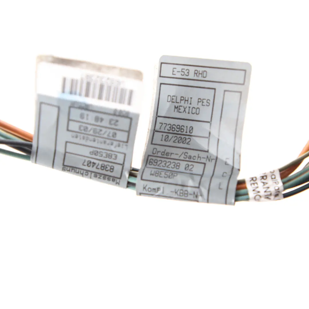 Light Lamp Driver Side Right O/S Plug Socket Wiring 8369702 to BMW X5 E53 Rear with Part number 7158390 BMW X5 E53 Rear Light Lamp Driver Side Right O/S Plug Socket Wiring 8369702 - SKU 7158390-1 - Part number 7158390