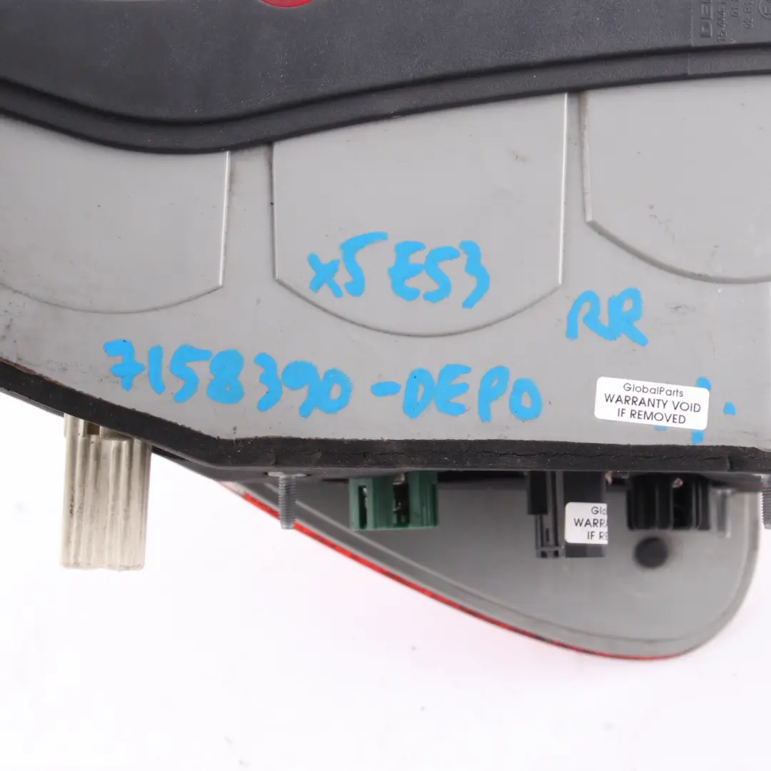 Light Lamp Right Side O/S Lighting Unit DEPO to BMW X5 E53 Rear with Part number 7158390 BMW X5 E53 Rear Light Lamp Right Side O/S Lighting Unit DEPO - SKU 7158390-DEPO - Part number 7158390