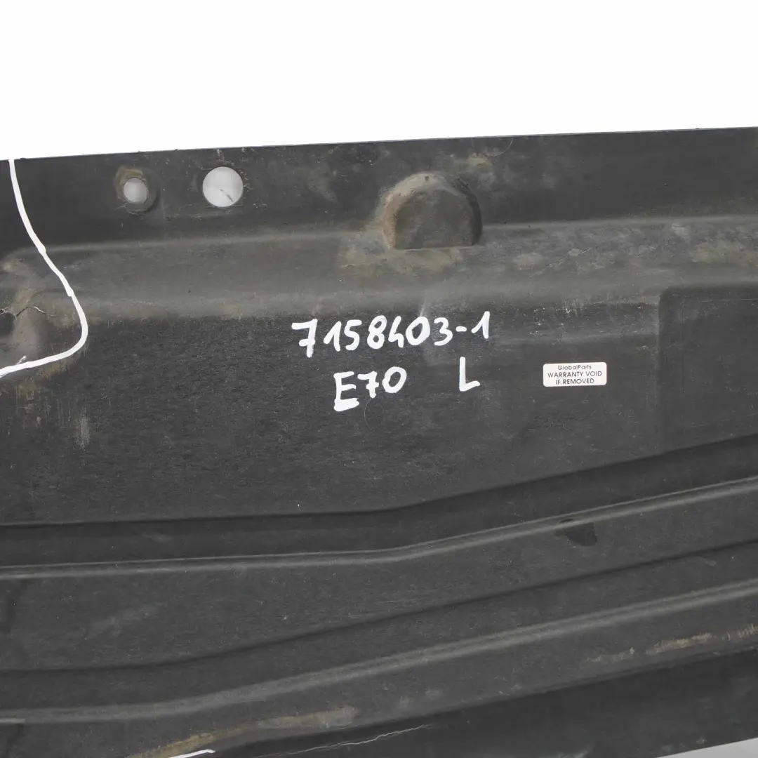 BMW X5 E70 Couverture de support de bas de caisse gauche - SKU 7158403-1 - Numéro de pièce 7158403