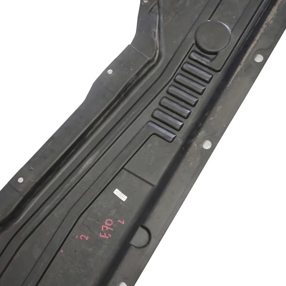 Undertray Panel BMW X5 E70 Left N/S Underbody Panelling Bracket Cover to with Part number 7158403 Undertray Panel BMW X5 E70 Left N/S Underbody Panelling Bracket Cover - SKU 7158403-2 - Part number 7158403