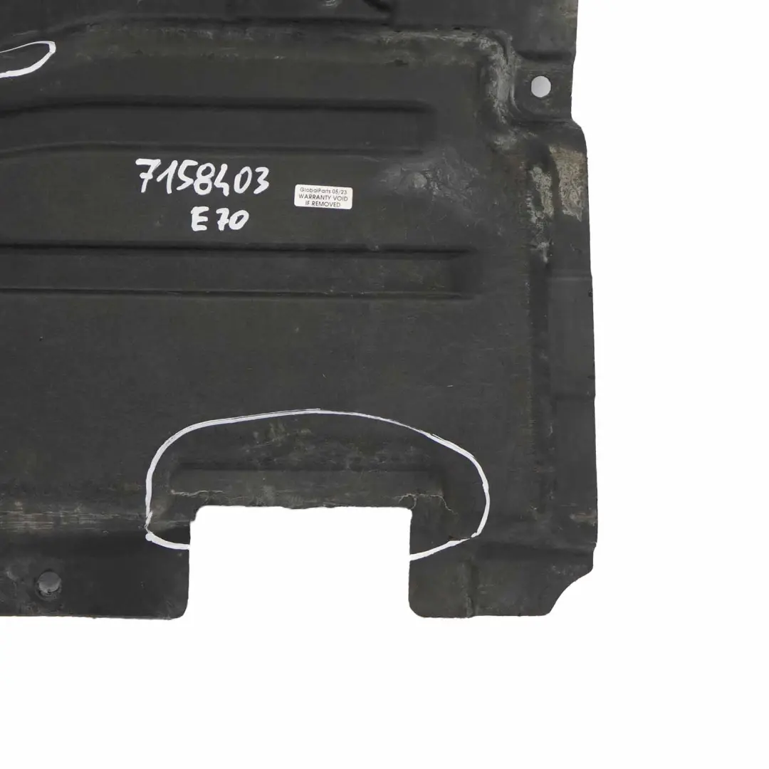 Unterbodenverkleidung Verkleidung Links Unterfahrschutz für BMW X5 E70 mit Teilenummer 7158403 BMW X5 E70 Unterbodenverkleidung Verkleidung Links Unterfahrschutz - SKU 7158403 - Teilenummer 7158403