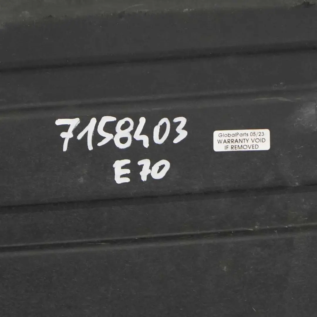 Izquierda Cubierta De soporte De bajos para BMW X5 E70 con número de pieza 7158403 BMW X5 E70 Izquierda Cubierta De soporte De bajos - SKU 7158403 - Número de pieza 7158403