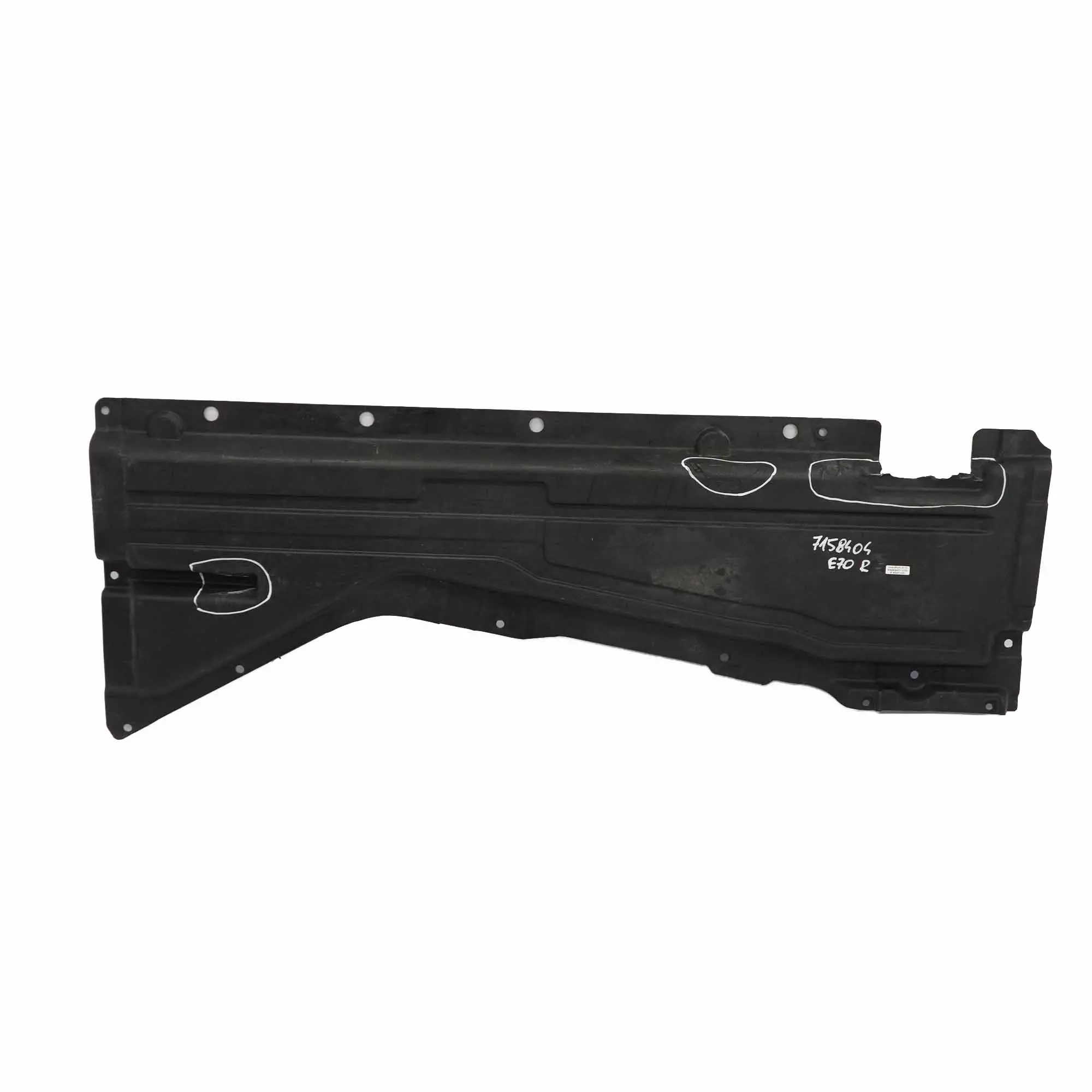 BMW X5 Serie E70 Cache support de bas de caisse droit 7158404