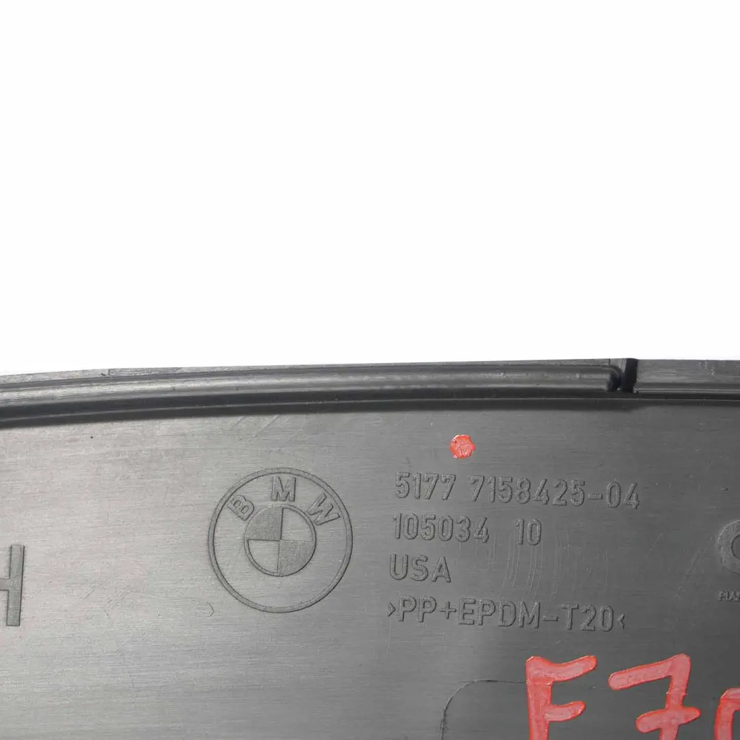 Radhausschale Abdeckung Radlager Hinten Links für BMW X5 E70 mit Teilenummer 7158425 BMW X5 E70 Radhausschale Abdeckung Radlager Hinten Links - SKU 7158425 - Teilenummer 7158425