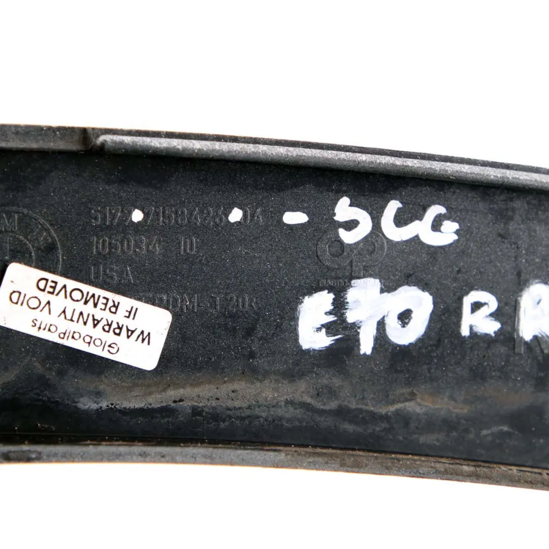 Right O/S Wheel Arch Trim Panel Cover Spacegrau Grey to BMW X5 E70 Rear with Part number 7158426 BMW X5 E70 Rear Right O/S Wheel Arch Trim Panel Cover Spacegrau Grey - SKU 7158426-SCG - Part number 7158426