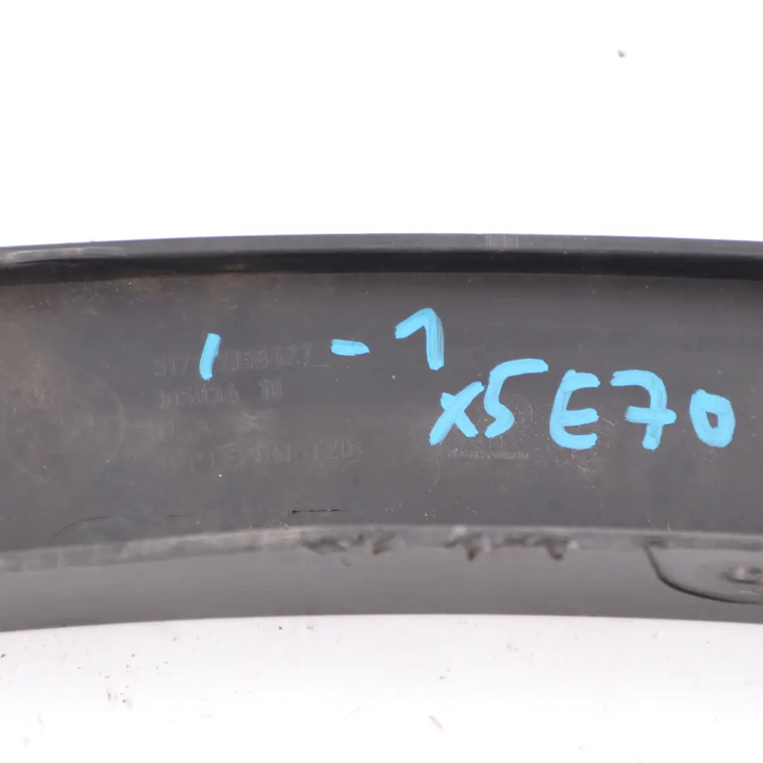 BMW X5 E70 Wheel Arch Fender Front Left N/S Housing Trim Strip Cover - SKU 7158427-1 - Part number 7158427