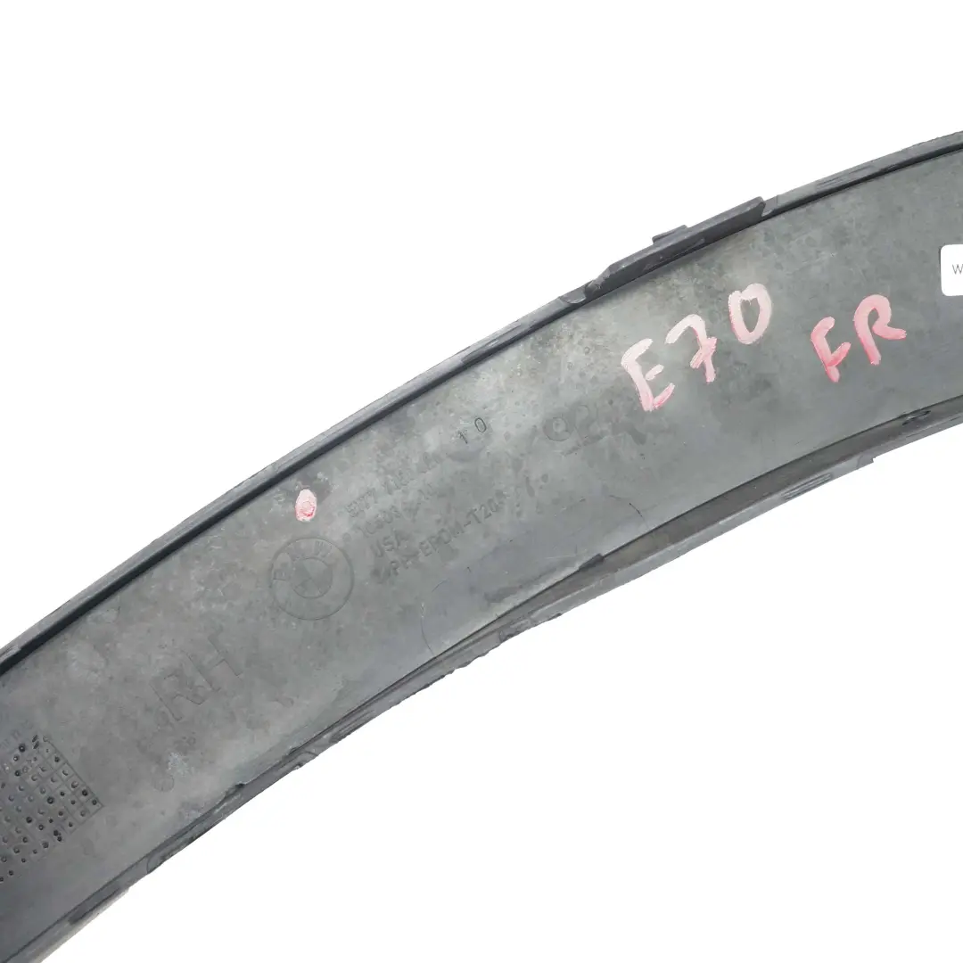 Arch Front Right O/S Housing Trim Strip Cover to BMW X5 E70 Wheel with Part number 7158428 BMW X5 E70 Wheel Arch Front Right O/S Housing Trim Strip Cover - SKU 7158428 - Part number 7158428