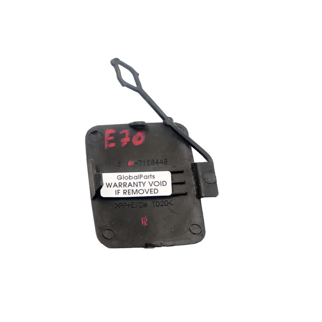 BMW X5 E70 Blende Klappe Abschleppöse Abdeckung Rechts Grundiert - SKU 7158448-PRIM - Teilenummer 7158448
