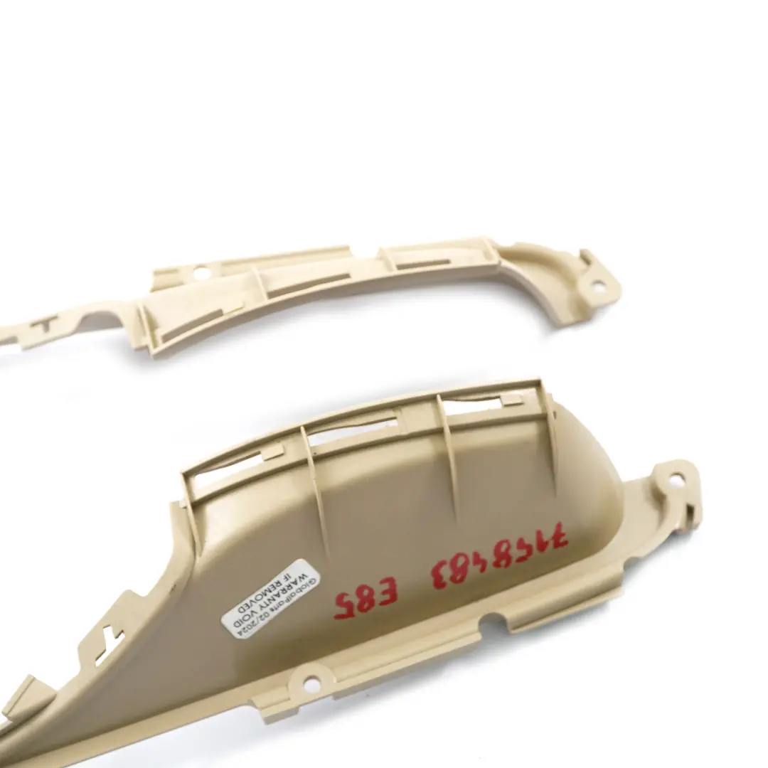 Mittel konsolen abdeckung Umrandung Verkleidung Gehäuse Beige für BMW Z4 E85 mit Teilenummer 7158483 BMW Z4 E85 Mittel konsolen abdeckung Umrandung Verkleidung Gehäuse Beige - SKU 7158483 - Teilenummer 7158483