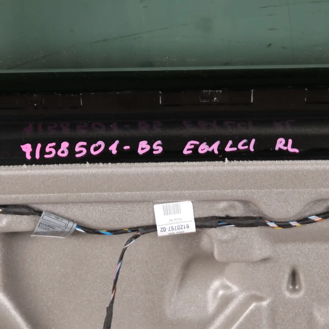 BMW E61 Touring Door Rear Left N/S Black Sapphire Metallic - 475 - SKU 7158501-BS - Part number 7158501