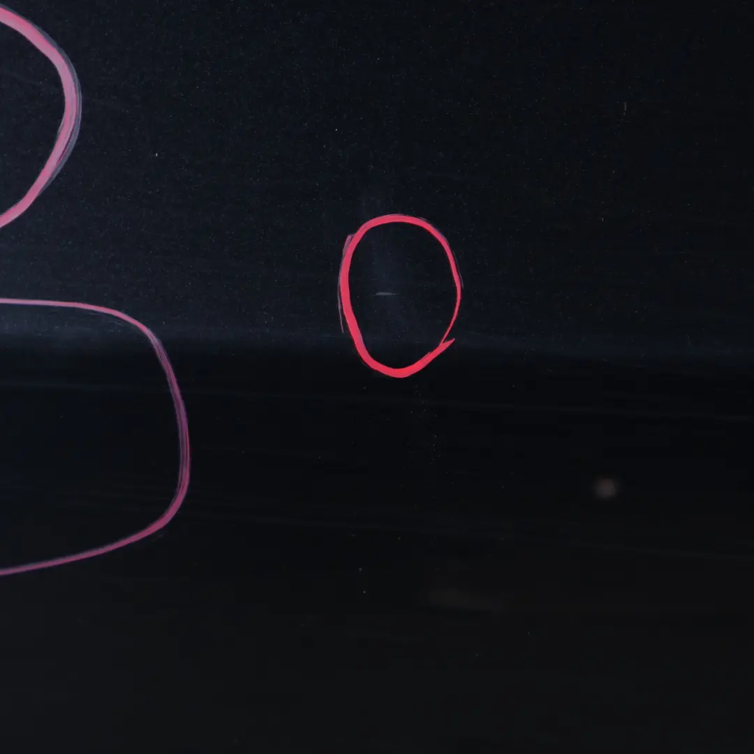 BMW E61 Touring Door Rear Left N/S Black Sapphire Metallic - 475 - SKU 7158501-BS - Part number 7158501