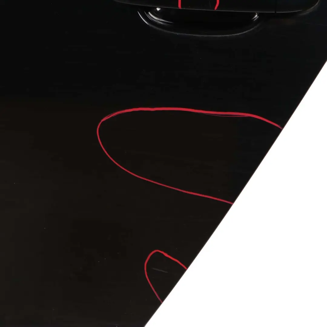 BMW E61 Touring Door Rear Left N/S Black Sapphire Metallic - 475 - SKU 7158501-BS - Part number 7158501